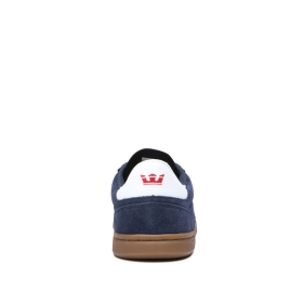 Womens Supra Low Top Shoes ELEVATE Navy/Gum | AU-76937